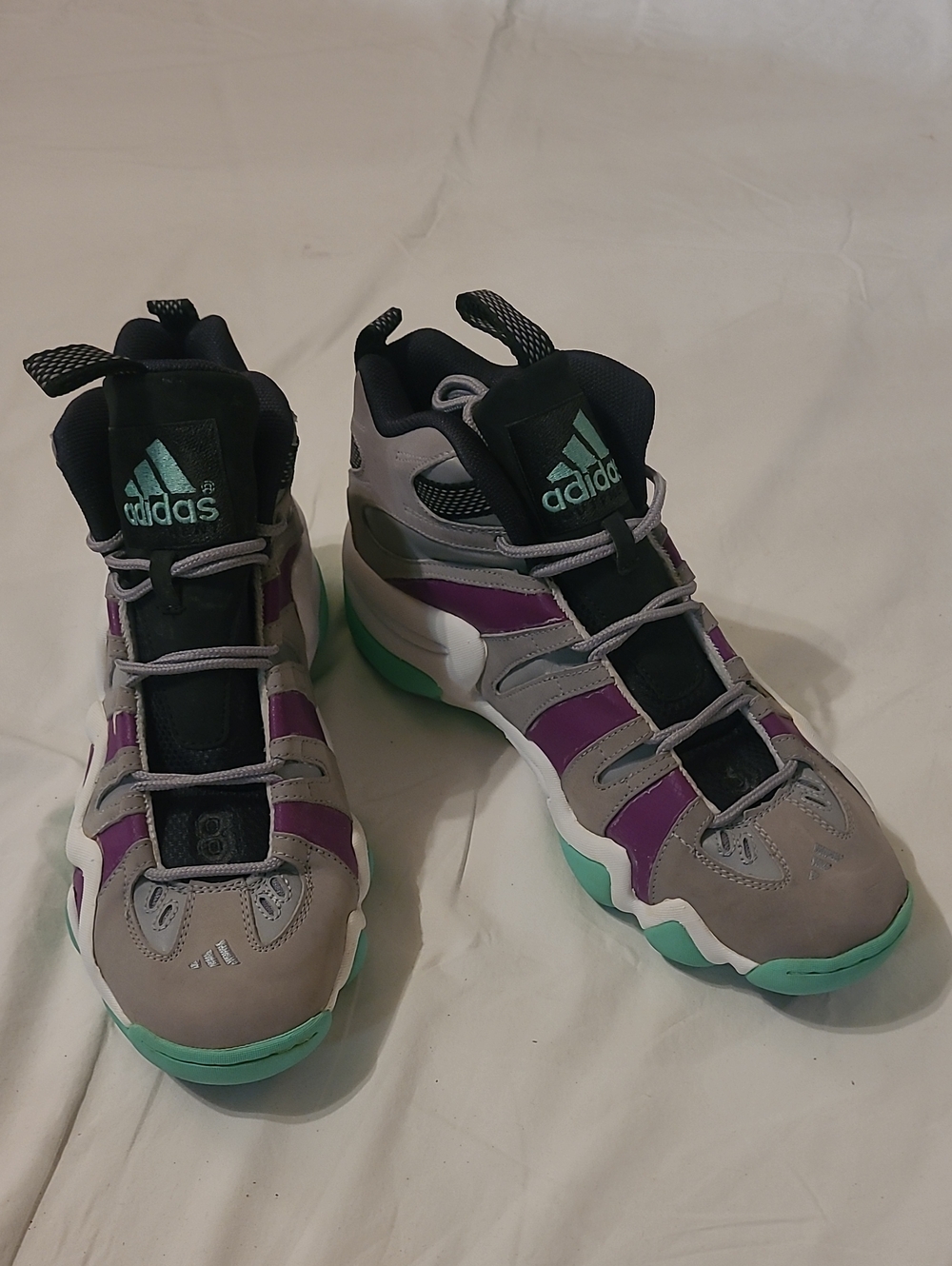 Adidas Crazy 8 "Bahia Mint" Sneakers, Size 11